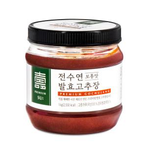 전수연고추장 국산 저염 태양초 발효 고추장 1kg 1통 순한맛 보통맛 어린이용