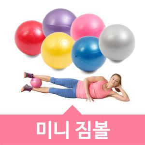 다이어트 요가 스트레칭 소형 짐볼 탱탱볼 20cm/25cm/30cm 필라테스 자세교정 요가매트