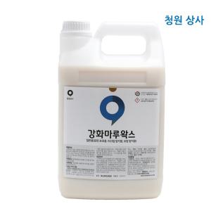 강화마루왁스/3.75L/마루용/우수한 광택제/마루전용왁스/나무바닥/바닥코팅/청원상사