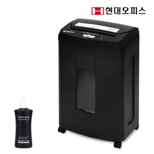 [현대오피스] 자동급지 문서세단기 PK-100AF+오일 자동 100매 파지함 23L 파쇄기 세절기