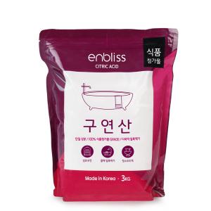 인블리스 프리미엄 구연산 3KG[물때 얼룩제거 청소보조제]