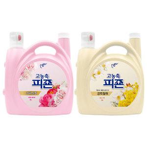 피죤 고농축 오리지널 섬유유연제 대용량, 로맨틱플라워, 6L, 1개 + 써니가든, 6L, 1개