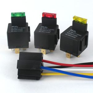 릴레이 40A 휴즈 5P 소켓 30A 퓨즈릴레이 12V 24V 단자 커넥터 배선 ATO ATC