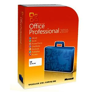 마이크로소프트Office 2010 Professional 한글 패키지 /워드 엑셀 파워포인트 원노트 억세스 퍼블리셔 아웃룩 포함 /MS오피스 프로페셔널 2010 정품패키지