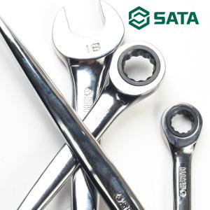 사타(SATA) X빔 기어렌치 17mm 강력 자동스패너 깔깔이 라쳇렌치 몽키 자동차공구