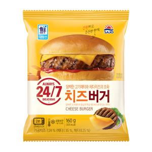 사조 치즈 버거 160g x 10개