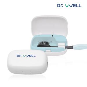 닥터웰 국산 휴대용 UV 칫솔 살균기 DR-151 (화이트) 2세트 / 헤드형 가정용 USB충전