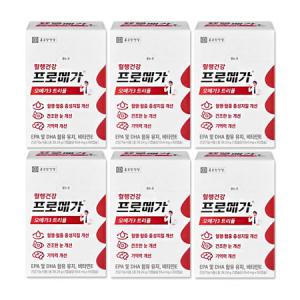 종근당건강 프로메가 오메가3 트리플 (654mg X 60캡슐) 6박스