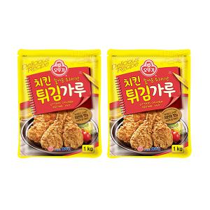 오뚜기 치킨튀김가루 1kg 2개