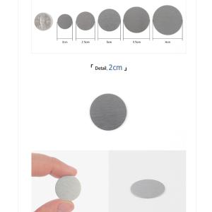 붙힘 부착용 접착식 동전 철판 자석