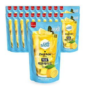 삼립 카페스노우 레몬 에이드 제로  230ml x20개 / 편의점 파우치 음료