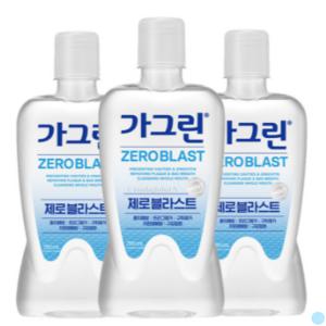 동아제약 가그린 제로 블라스트 구강청결제 750ml 3개