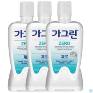 가그린 입냄새제거 가글 제로 구강청결제 750ml 3개