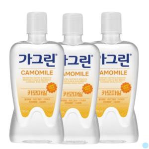 가그린 편도결석 가글 카모마일 구강청결제 750ml 3개