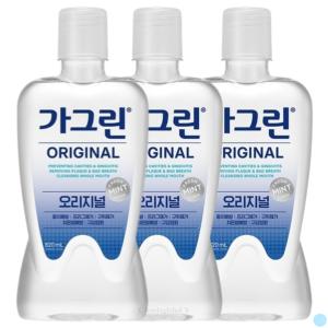 가그린 오리지널 편도결석가글 구강청결제 820ml X3개