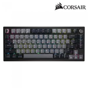 CORSAIR K65 RGB PLUS 유무선 게이밍 기계식 블랙 그레이 (적축)