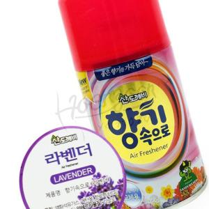 썬쓰 자동방향제 리필캔 라벤더 290ML 화장실냄새제거 도깨비스프레이방향제