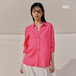 [런칭가79 900원] M12 24SS 여성 썸머 린넨 블렌디드 셔츠 3종