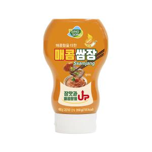 신송 매콤쌈장 350g 튜브형 (여행, 캠핑용)