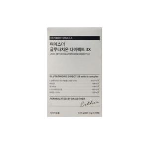 에스더포뮬러 여에스더 글루타치온 다이렉트 3X 325mg x 30매 1개 PDM