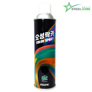 오성 락카 420ml 투명(무광)색 페인트 도색 스프레이 코팅 라카