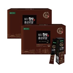 [건국유업] 6년근 KU홍삼진 홍삼로얄 10mLx60포 진세노사이드15mg (30포 2박스)