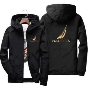 남성용 방수 바람막이 비옷 및 코트 등산 낚시 재킷 NAUTICA 가을 야외 용수철