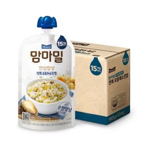 맘마밀 안심밥상 전복 모듬채소 진밥 140g 10팩