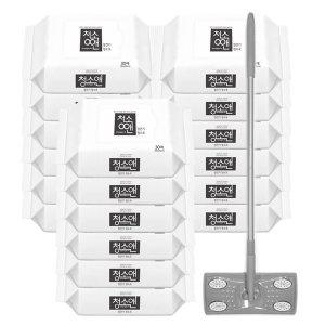 [청소앤]간편하게 한장씩 톡톡~청소앤 정전기포 18팩+밀대[신형]