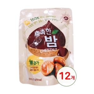 오성 촉촉한 밤 70g x 12개 / 영양간식 휴게소간식