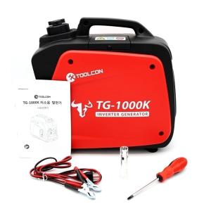 툴콘 TG-1000K 저소음 발전기 0.8KVA손잡이 작업공구 산업 현장 경량형