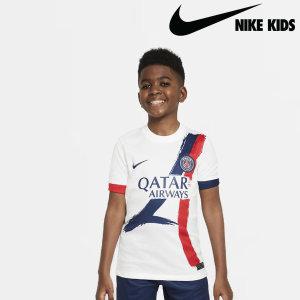 [매장정품] 나이키 NIKE 키즈 PSG 파리 생제르맹 어웨이 유니폼 티셔츠 8-15세 A243TS326P FN9126-101