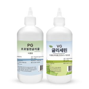 조이라이프 프로필렌글리콜 PG 500g + 식물성 글리세린 VG 600g 비누 슬라임