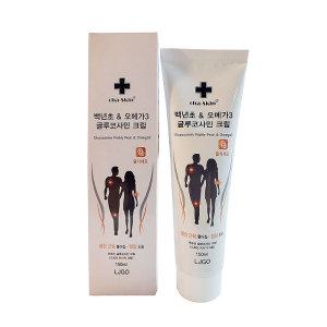 차스킨 백년초&오메가3 글루코사민 크림150ml/관절/뭉친 근육 풀어짐/스포츠 마사지크림/27년05월까지