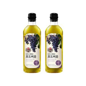 CJ 백설 포도씨유 900ml x 2개