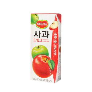 델몬트드링크 사과 190ml x 64팩 / 사과주스 음료수