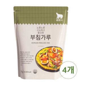 대한제분 곰표 부침가루 지퍼백 1kg x 4개