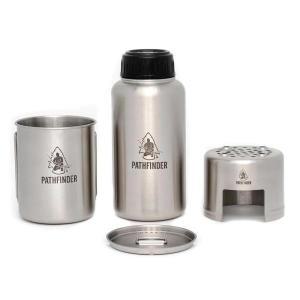 [안심정품] The Pathfinder School 32oz Stainless Steel Water Bottle Cup and Stove Set