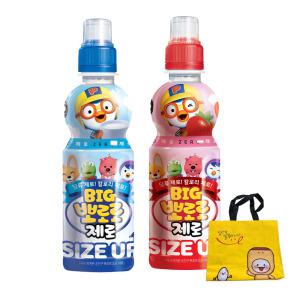 팔도 빅 뽀로로 (제로 밀크맛12개+제로 딸기맛12개) 360ml 24개+장바구니 