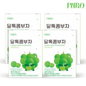 포러 달톡 콤부차 샤인머스켓 5g X 15포 X 4박스 (60포) 달달하게 톡톡 콤부차음료