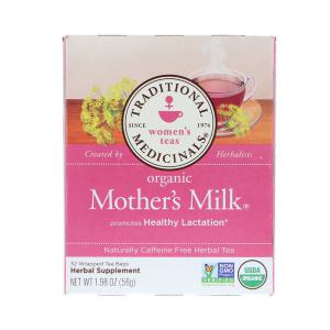 [아이허브] Traditional Medicinals 유기농 Mother's Tea 32티백(각28g), 무카페인 여성을 위한 차 허브티