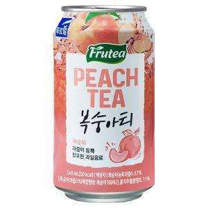 푸르밀 복숭아티 340ml x 48캔 음료수