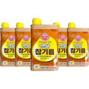 오뚜기 옛날 참기름 450ml  x 5개