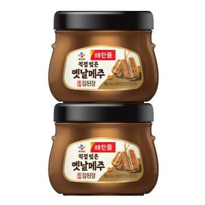 해찬들 직접빚은 옛날메주 집된장 900g,  2개