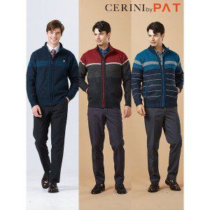 [CERINI by PAT]남성 기모 본딩 풀집업 니트 1종 23W_P350786989