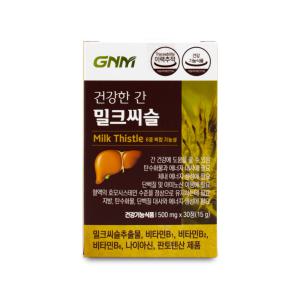 GNM자연의품격 건강한 간 밀크씨슬 500mg x 30정 1통 I