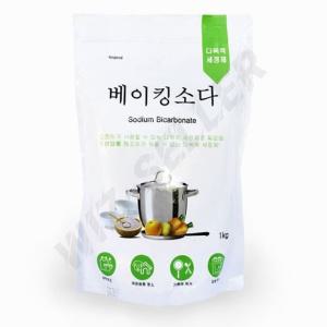 국산 악취제거 욕실 화장실 청소용 베이킹소다 1Kg 과일세정제 주방청소용 아기용품세정제 기름때제거제 지