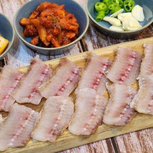 흑산도 홍어 500g + 홍어애 세트 중수맛