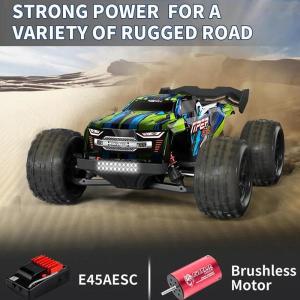 RC카 WLToys LED 리모컨 자동차 고속 드리프트 몬스터 트럭 S909PRO S910PRO S909 S910 1:16 70 km/h 4WD R