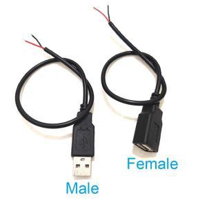 USB 케이블 연결 외장하드선 5V 0.3M 1M 핀 4 와이어 DIY 수 암 잭 커넥터  전원 코드 어댑터